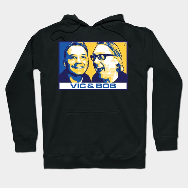 Vic and Bob - v2 Hoodie by DAFTFISH